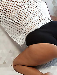 Zealous mature females are playing with their slit