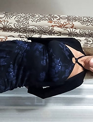 Cock addicted older moms are playing alone