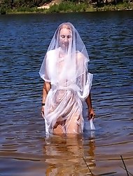 Lory with two fingers in her vagina