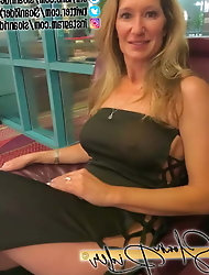 Exciting mature gilfs are posing almost naked on pics