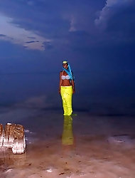 Experienced girlfriend flaunts her breasts